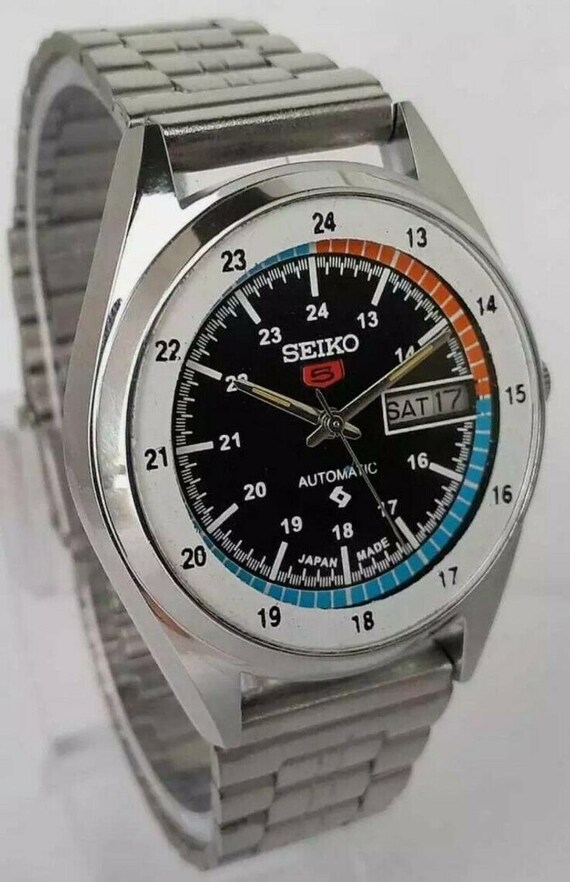 Rare Seiko Automatic 6309 Day/date Casual Multi Color Dial | Etsy Canada