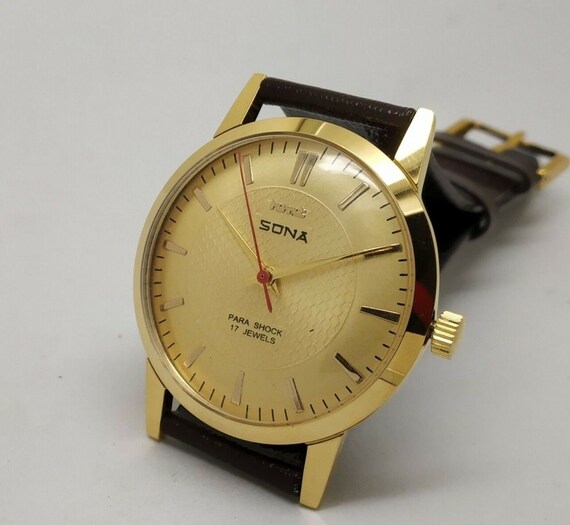 Vintage HMT SONA Para Shock 17 Jewels 