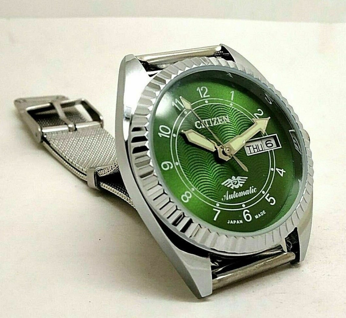 citizen automatic green dial