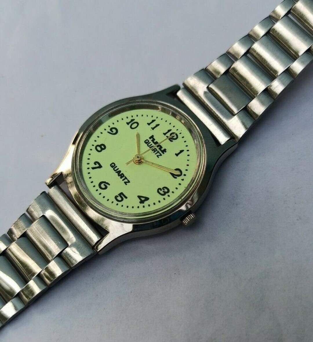 Vintage HMT Quartz Watch 35 MM Dial Model No. 417048 New Year Etsy