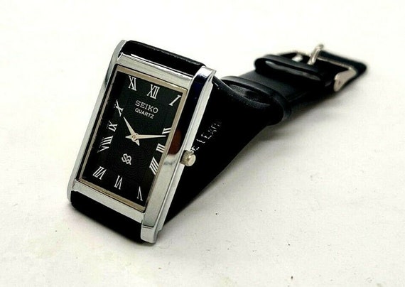 Seiko Quartz Super Slim Men's Wrist Watch Good Looking Run - Etsy