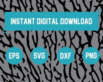 Elephant Skin Print Vector SVG Pattern, Animal Pattern, Safari Print Pattern, Svg, Dxf, Eps, Png, DIGITAL FILE, stencil