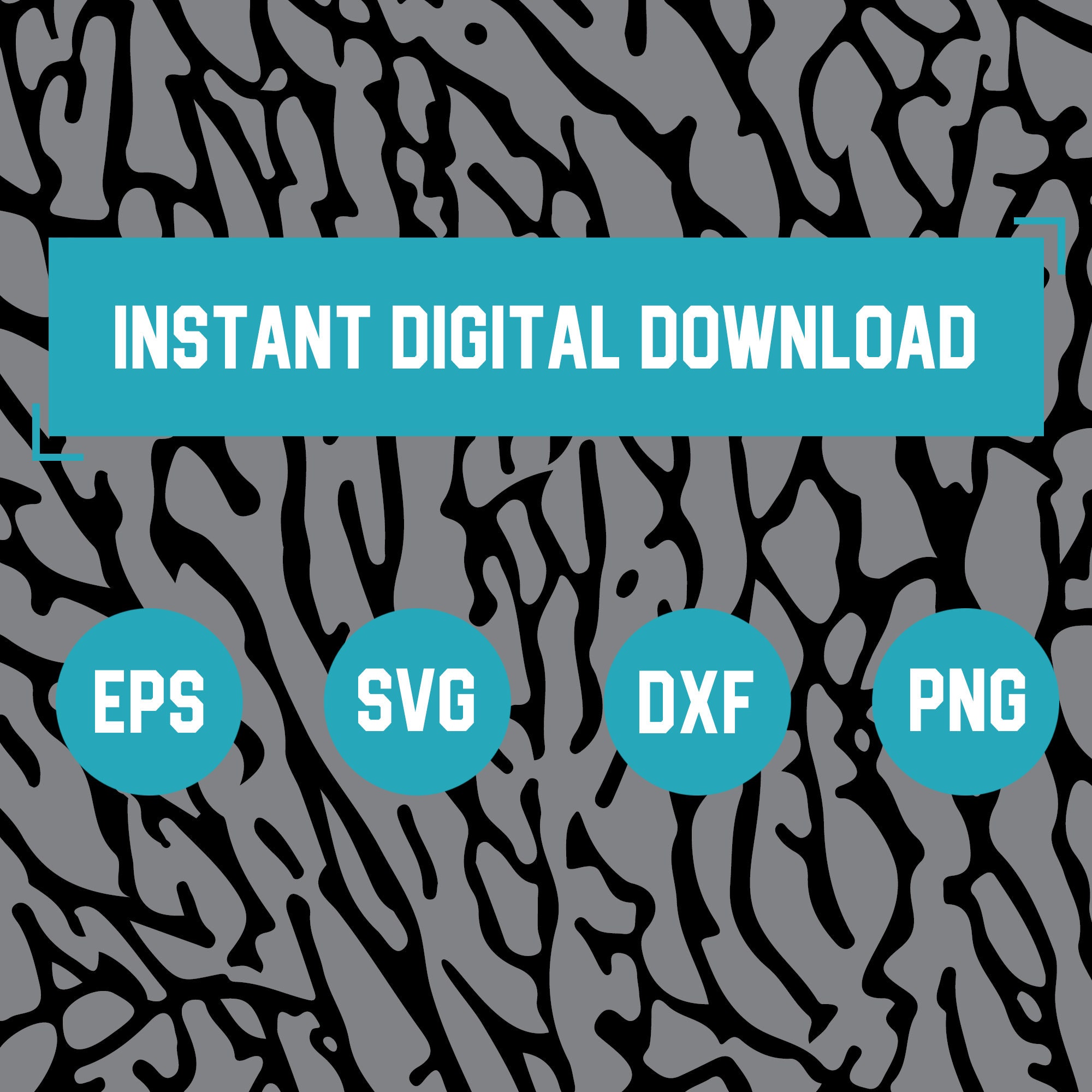 Elephant Skin Print Seamless Vector SVG Pattern Seamless - Etsy