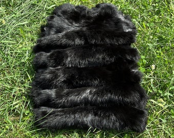 1 Pcs Natural Color Rabbit Fur Pelts - Craft Grade Assorted