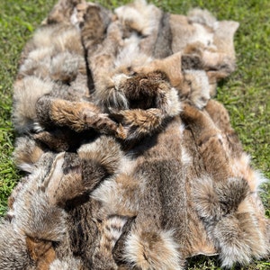 Piel de lince natural, manta de piel suave, piel de animal para tirar, piel de animal de lujo, piel de patchwork, piel de lince para tirar, piel auténtica, piel de color natural