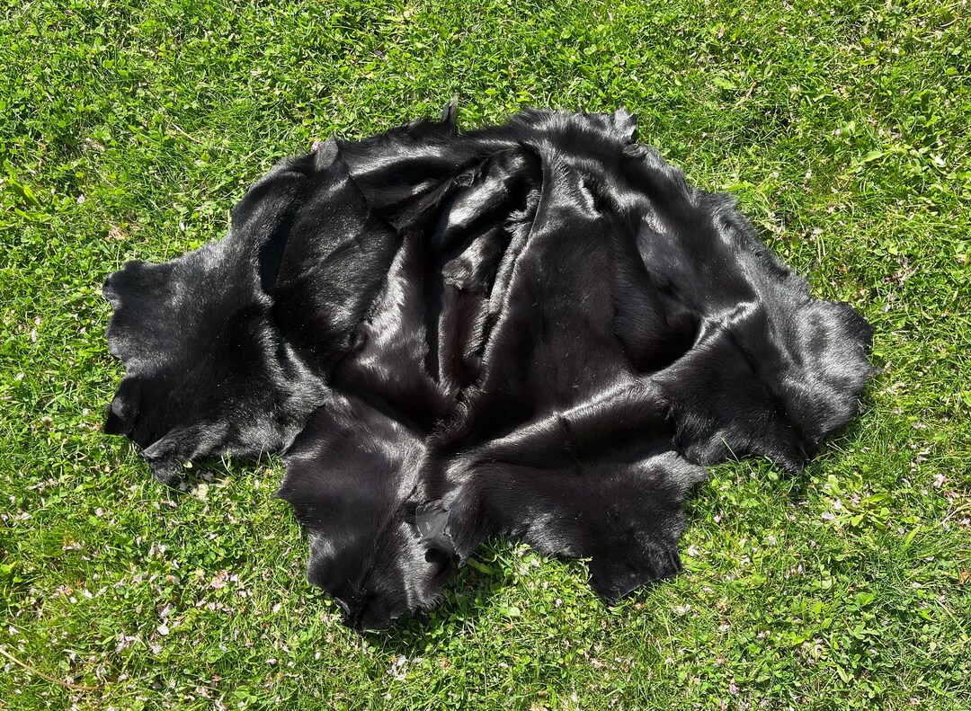 Custom Sew Capricorn Hide, Rug or Blanket in Any Size You Want, Genuine