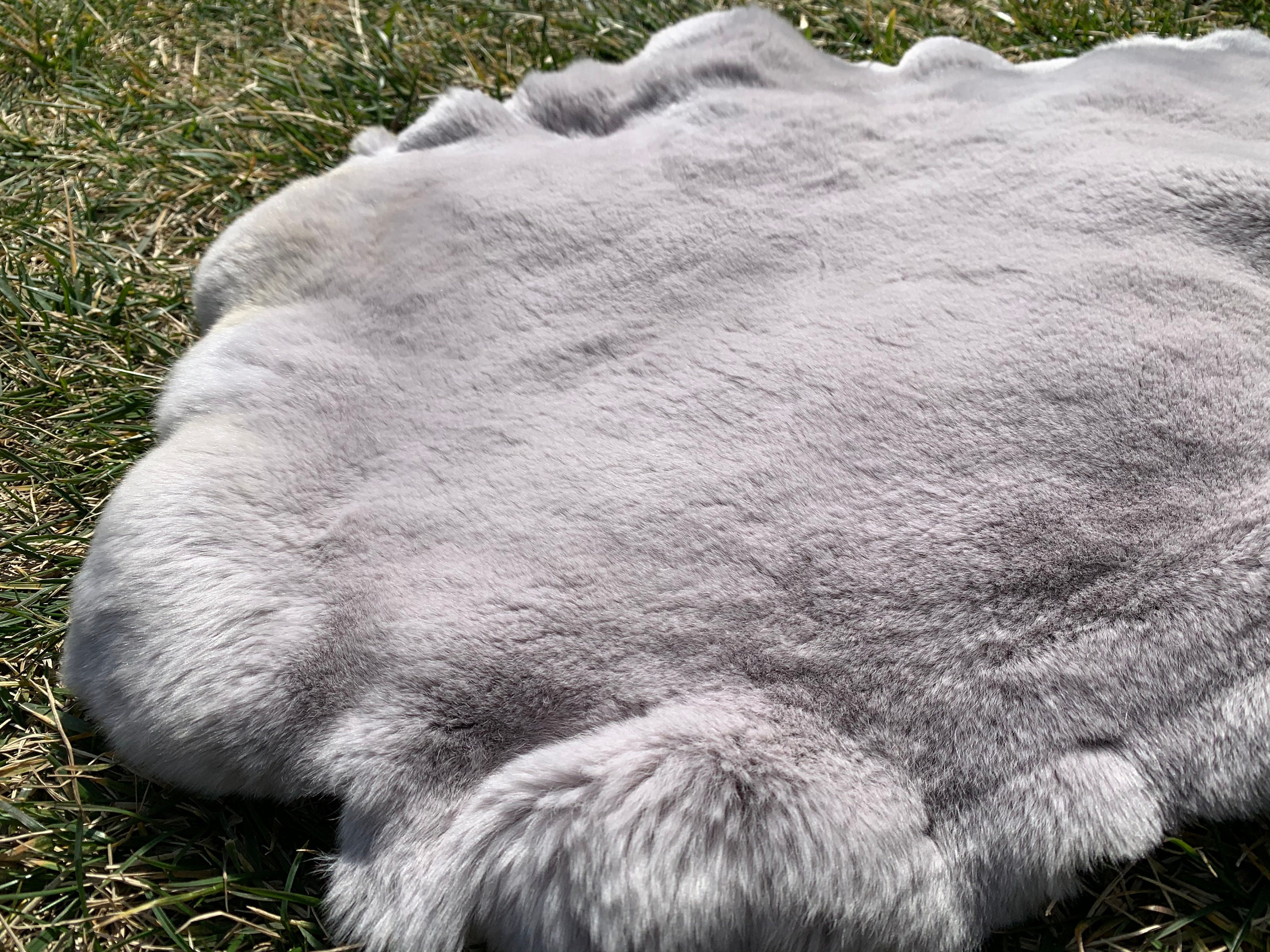 REX Rabbit pelt High Quality Fur Hide Real Genuine Rabbit Etsy