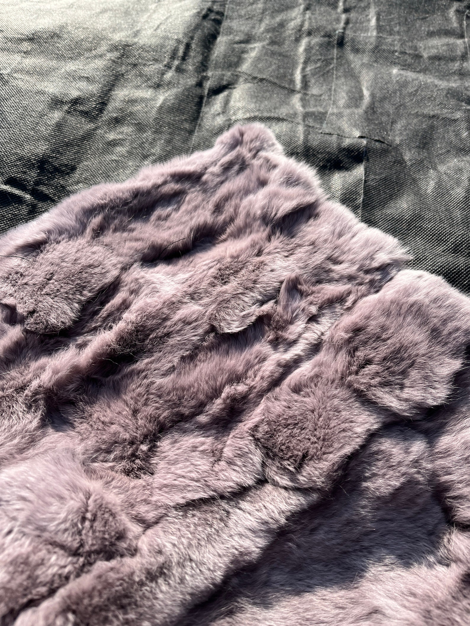 Gold Rabbit Fur Rose Gold Rex Rabbit Hide, Patchwork Rabbit Fur, Genuine Rex Fur ...