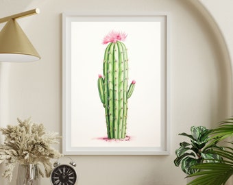 Cactus Print Boho Decor Desert Print Southwestern Decor Arizona Wall Art Cacti Print Bohemian Wall Decor Southwest Arizona Poster Cactus Art