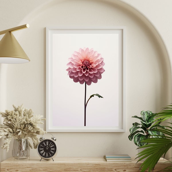 Dahlia Wall Art Etsy