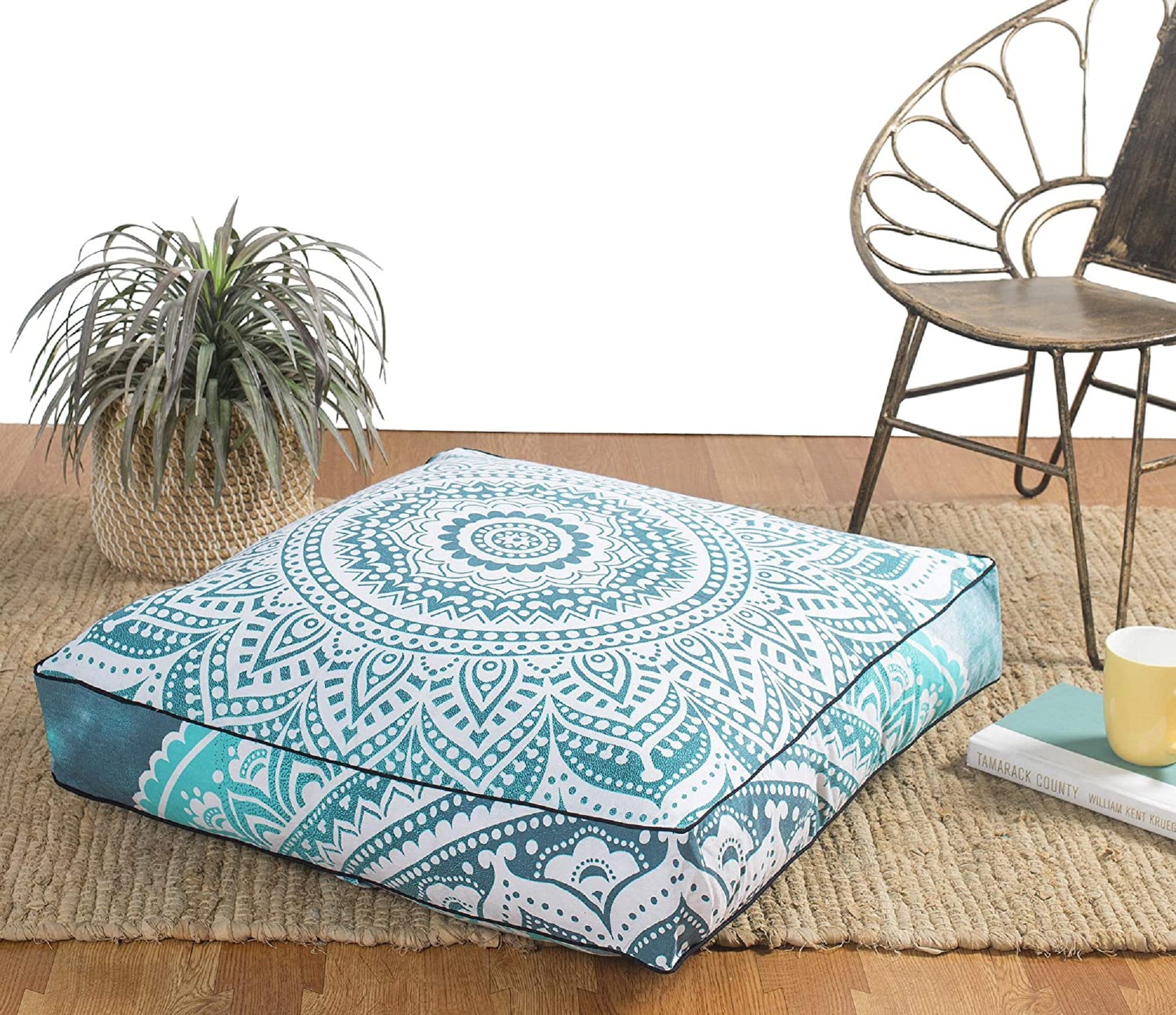 Cushion Cover Floor Cushion Meditation Cushion Pure Cotton Etsy UK