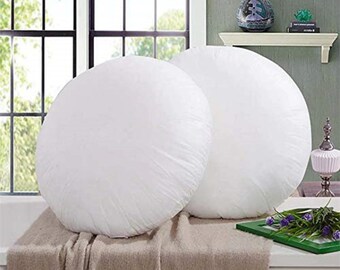 white circle pillow