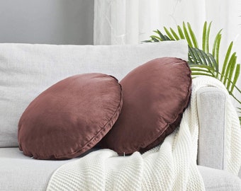round pillow bed