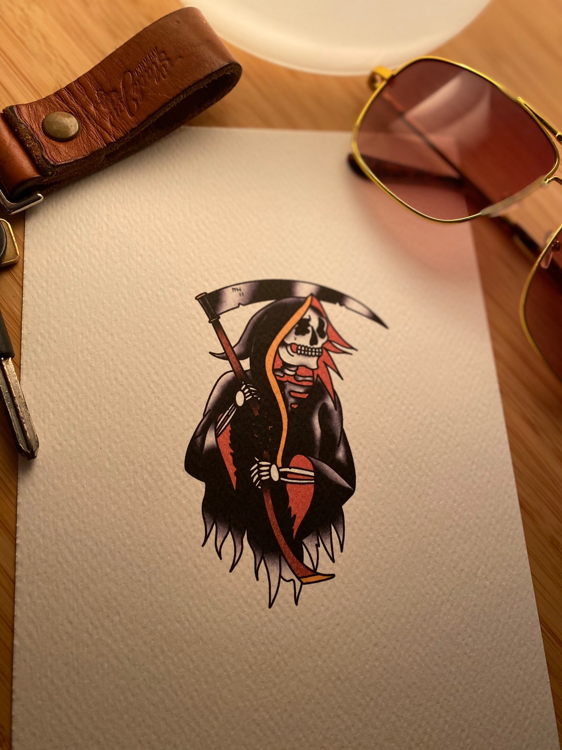 grim reaper scythe tribal tattoos grim reaper scythe tribal tattoos