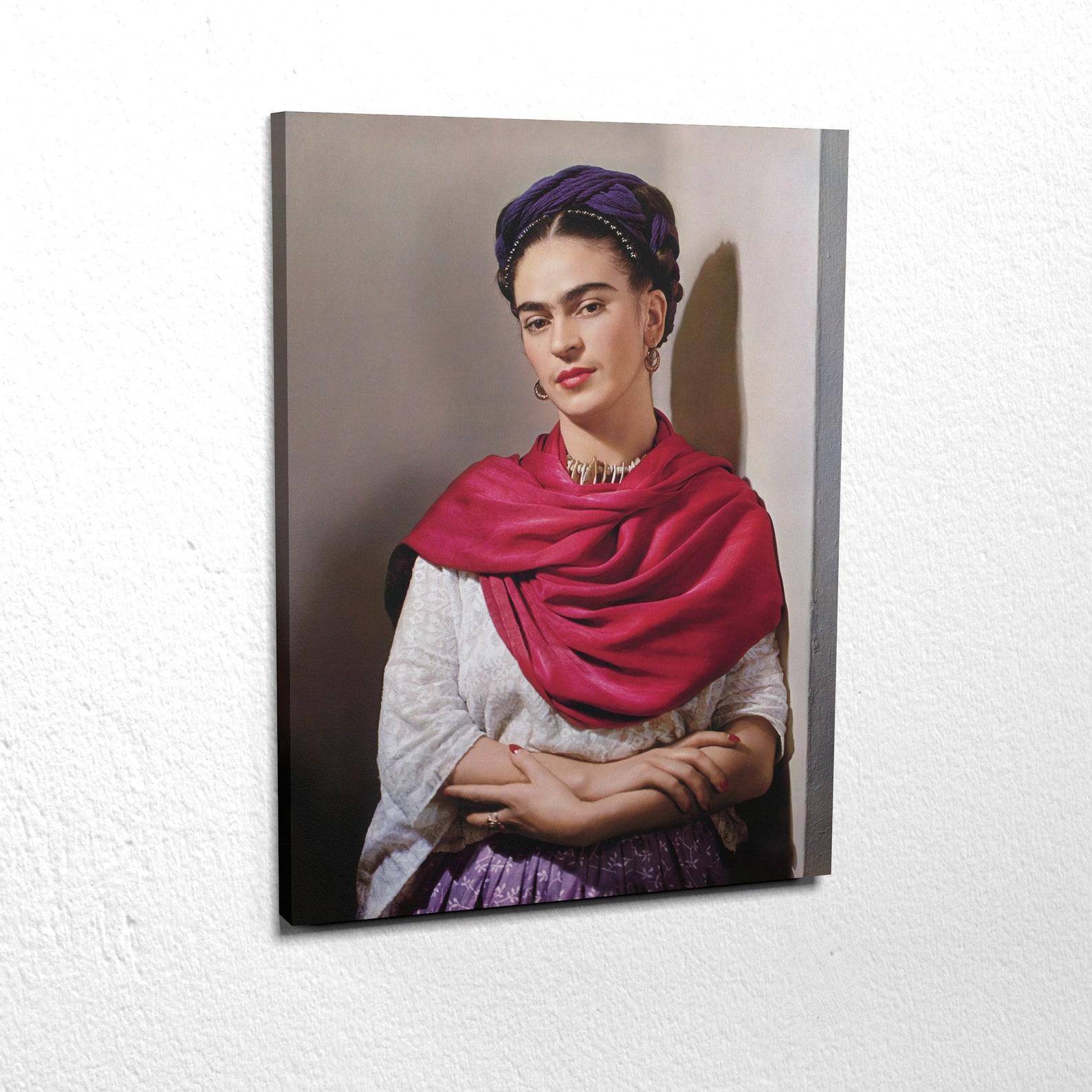 Frida Kahlo Frank Canvas Wall Art Print | Etsy