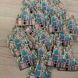 Iron on Disney castle patch- Disney embroidered patch- castle patch iron on