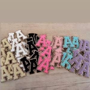 Buy Chenille Letter Stick on Patch / A Through Z 2.16 Inches / Self  Adhesive Letters for Cosmetic Bags or Pouch / Personalized Gift Online in  India 