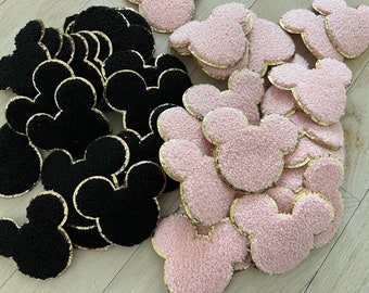 Large chenille Mickey patch- Disney chenille patch- Mickey Mouse patch