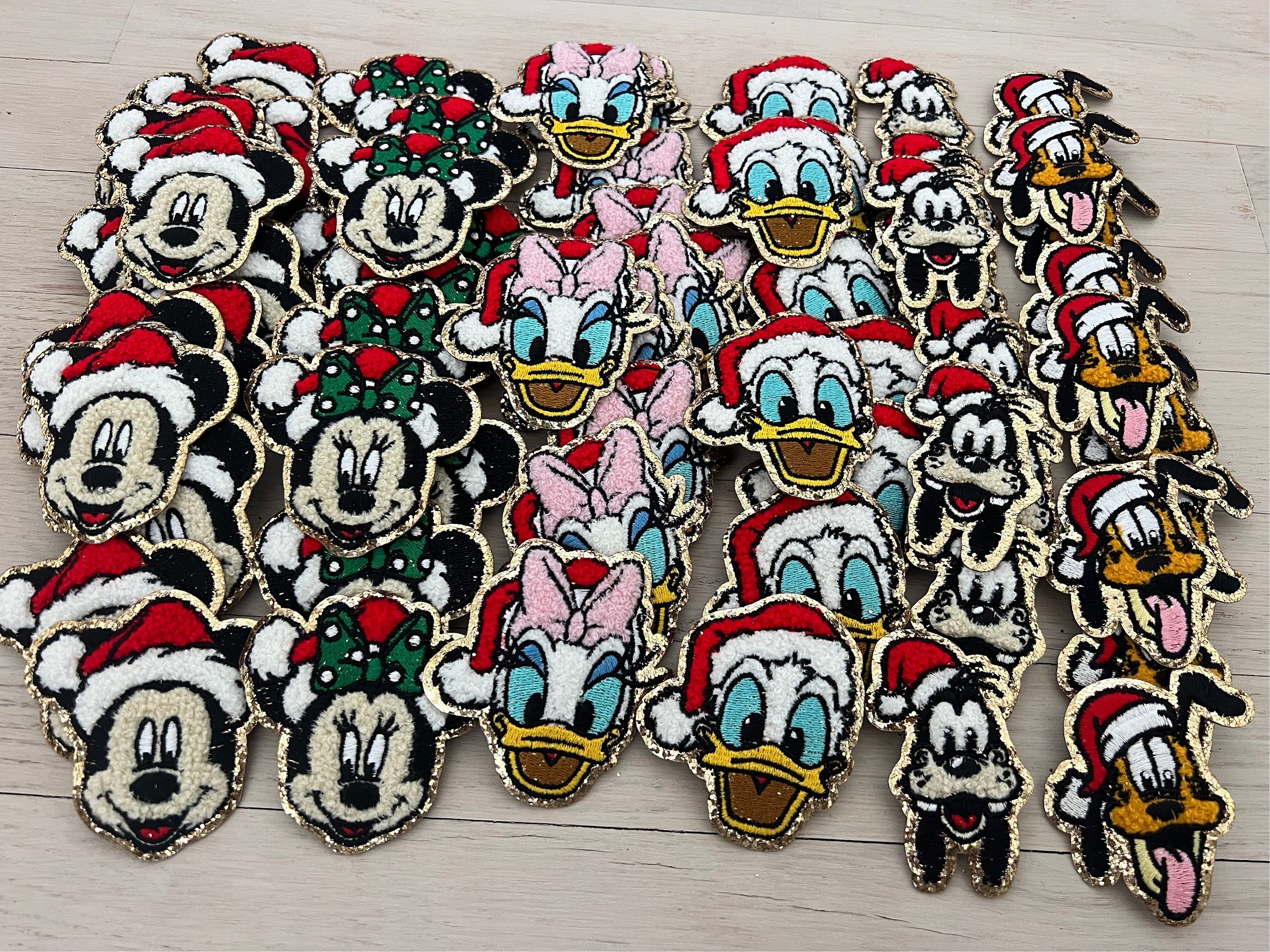 Mickey And Minnie Sitting Patch Disney Love Mouse Embroidery Iron On – Patch  Collection