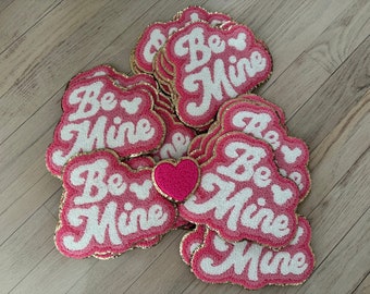 Be mine Mickey Mouse Valentine’s Day iron on patch- Disney Valentine’s Day patch