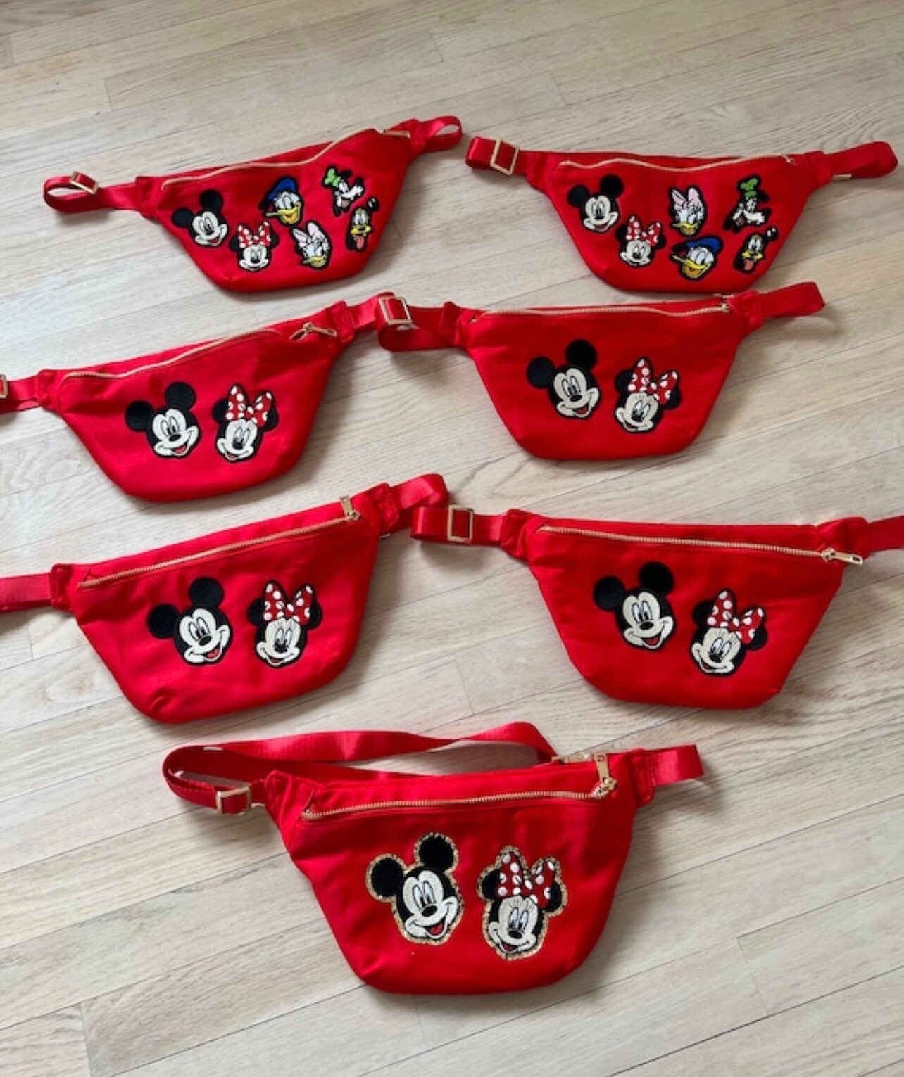 Red Minnie underwear with glitter - Red