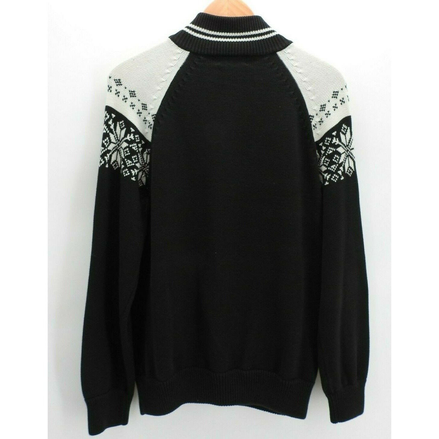 eddie bauer fair isle cardigan