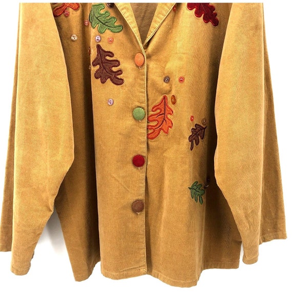 Vintage Autumn Creations Corduroy Blazer Jacket S… - image 8