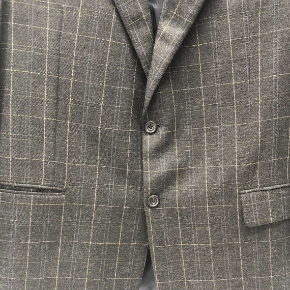 Vintage Hickey Freeman Jacket Sport Coat Plaid Bo… - image 5