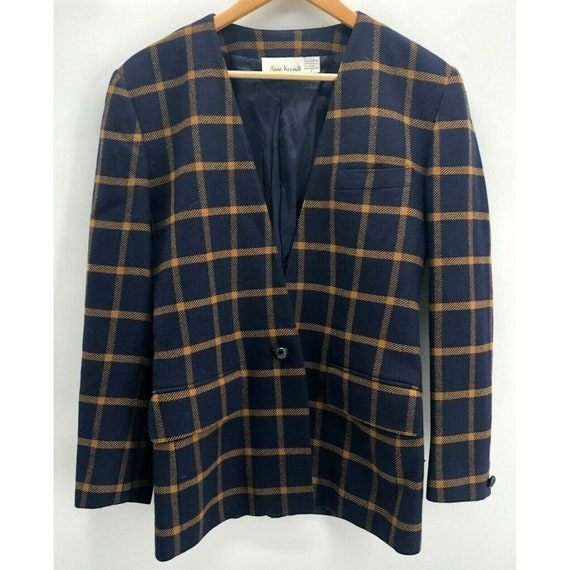 Vintage Anne Klein II Women's Jacket Blazer Wool … - image 3