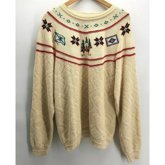 Vintage Woolrich Mens Sweater Canada 