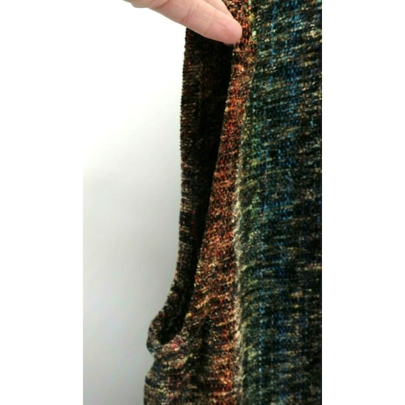 Vtg Elizabeth Jenkins Sweater Vest Pockets Fiber … - image 9