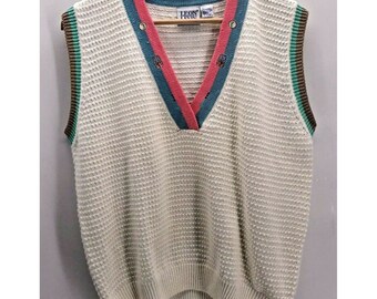 Womens Golf Vest Hand Loomed - Etsy 