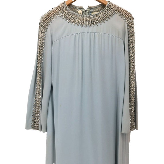 Vintage 60s Harvey Berin Maxi Dress Gown Size 8 ?… - image 2