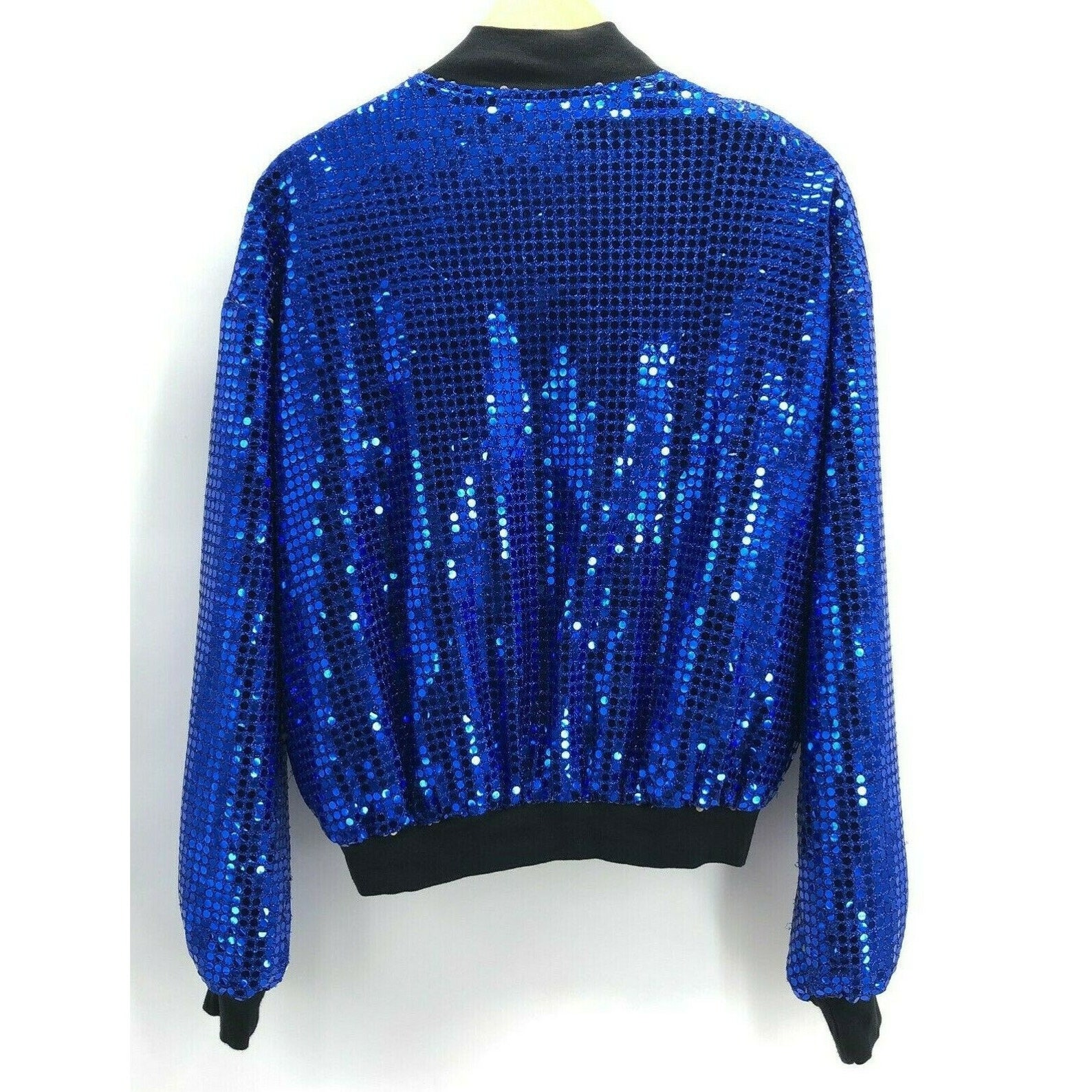 light blue sequin jacket