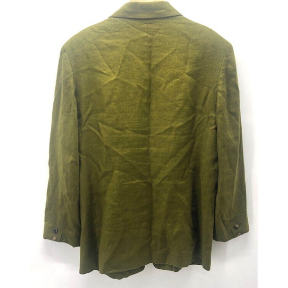 Vintage Anne Klein II Blazer Jacket Green Lagenlo… - image 3