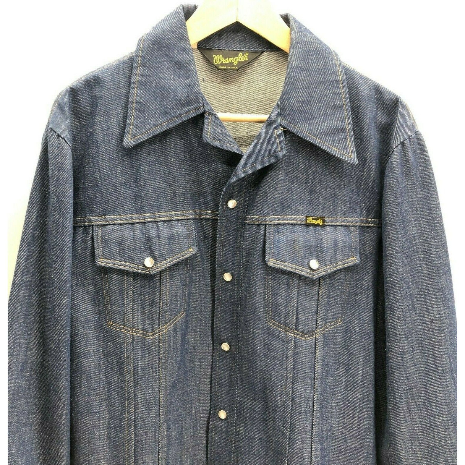 Denim Shirt Jacket Pearl Snap - Etsy 