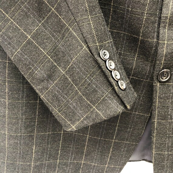 Vintage Hickey Freeman Jacket Sport Coat Plaid Bo… - image 6