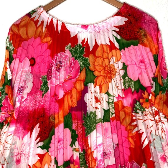 Vintage 60s Hawaiian Aloha Tiki Accordion Top Blo… - image 4