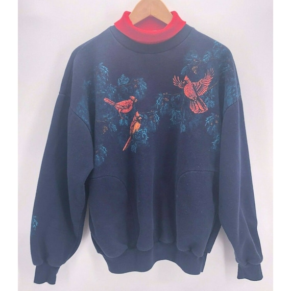 Vintage Arts Unlimited Womens Sweatshirt Size Large Turtleneck 