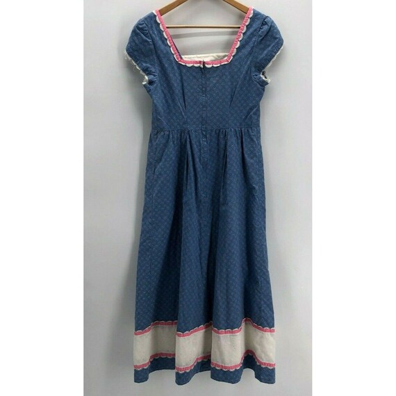 Vintage 70s Hilda Hawaii Maxi Dress Boho Prairie … - image 2