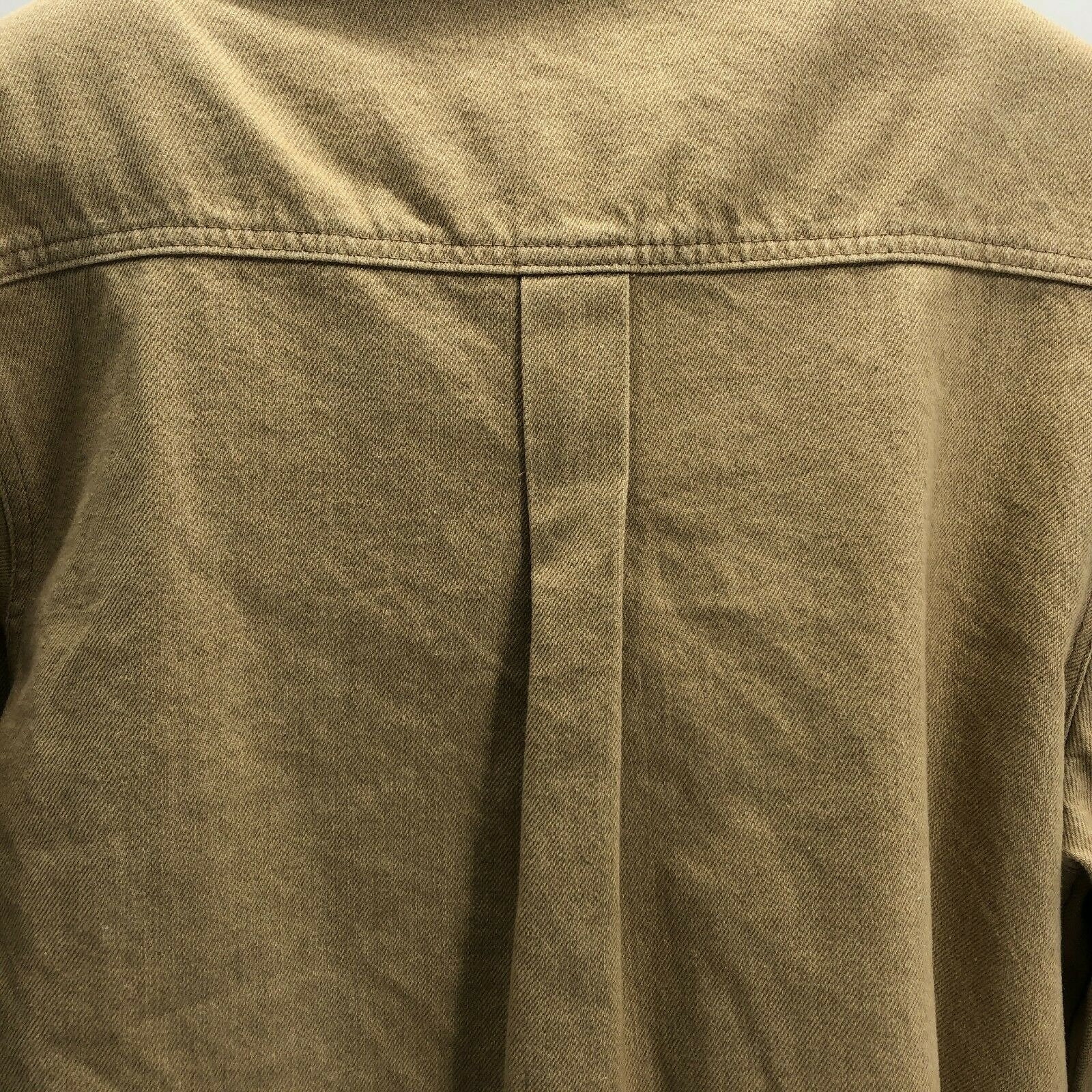 Vintage David David Denim Leather Jacket Buttons Buckle | Etsy