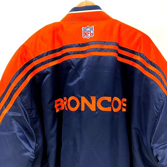 Vintage 90s Denver Broncos Men’s Satin Jacket XXL… - image 7