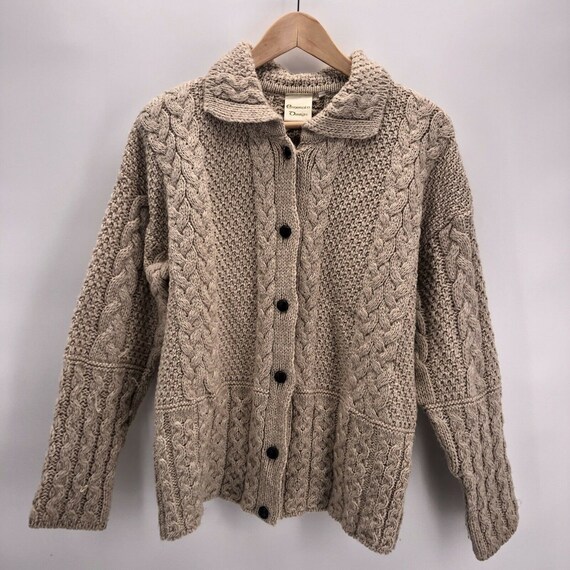 Vintage Emerald Design Cardigan Sweater Size Mediu