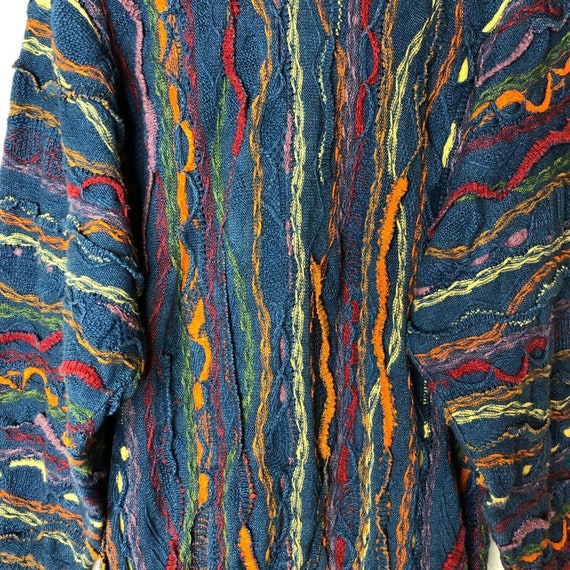Vintage COOGI Blues Sweater Australia 3D Multicol… - image 10