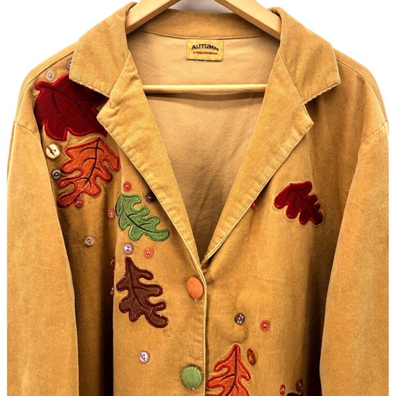 Vintage Autumn Creations Corduroy Blazer Jacket S… - image 2