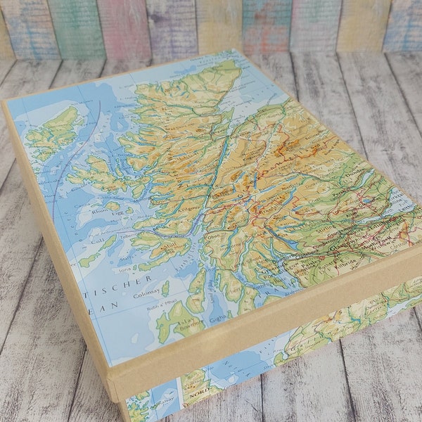 Geschenk Box Schottland • Großbritannien • England • Hebriden • Orkney Inseln • Europa • Urlaub • Reisen • Hochzeit • Geburtstag • DIY