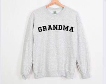 Grandma Varsity Letter Unisex Heavy Blend Crewneck Sweatshirt, Gifts for Grandma, New Grandma Gifts, Grandma Shirts, Grandma Sweater