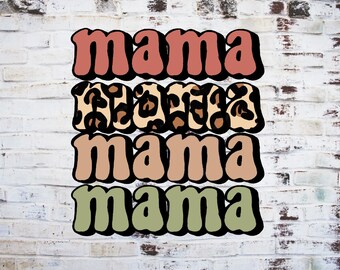 Mama Png, Mama Leopard Png, Mama Shirt Png, Girl Mama Png, New mom Png, Png for shirts, Png for cups, Commercial Png, Leopard Png