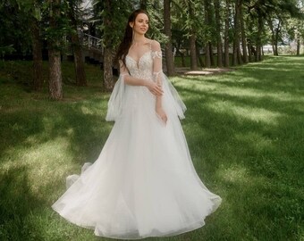 fairy type wedding dresses