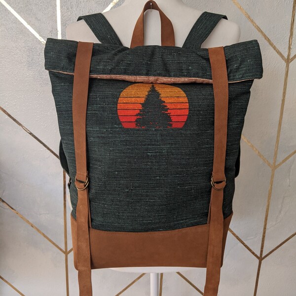 Sunset Range Backpack - Canvas and Suede